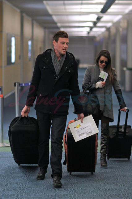 Cory Monteith and Lea Michele spend Thanksgiving in Vancouver